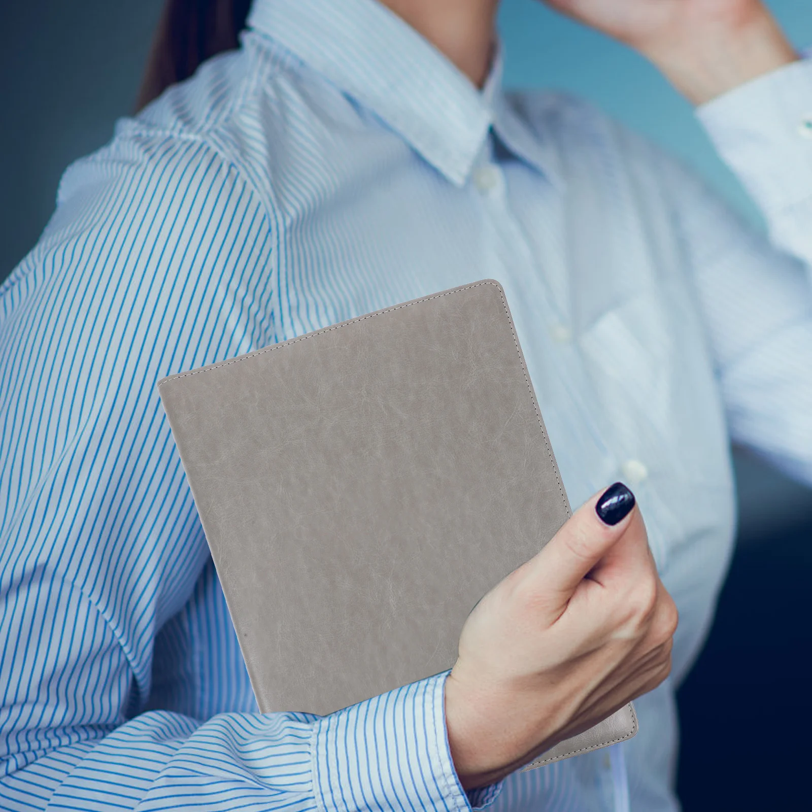 

Multifunctional Pu Business Folder Manager File A4 Size Storage Bag Office Supply Compact Notebook Style Conference