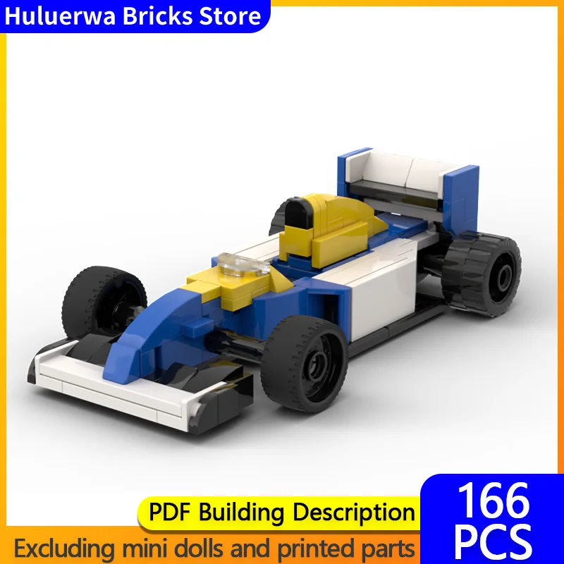

Speed Hypercar Model MOC Building Bricks FW14B Formula Racing Modular Technology Gifts Holiday Assemble Children Toys Suit