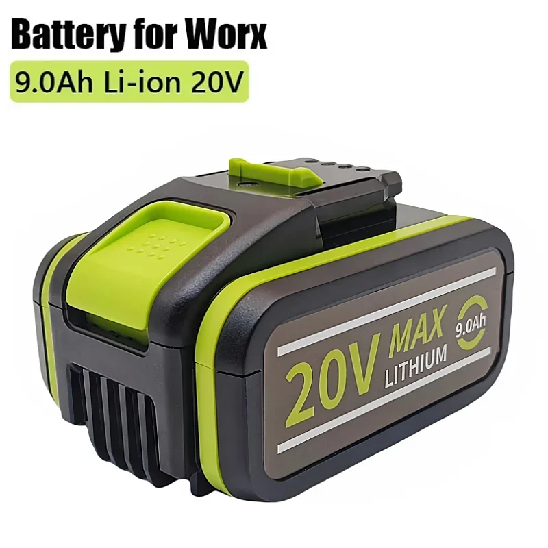 20V 9.0Ah Lithium Rechargeable Replacement Battery for Worx Power Tools WA3551 WA3553 WX390 WX176 WX178 WX386 WX678