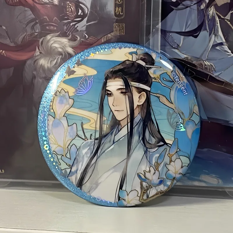 In Stock Mdzs Mo Dao Zu Shi Official Merch Llwg Badge Wei Wuxian Lan Wangji Jin Ling Lan Sizhui Lan Xicheng Cosplay Badge Gift