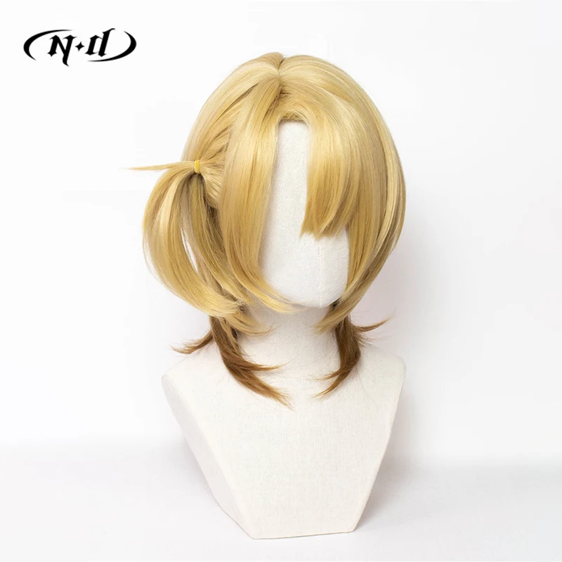 ND Luca Kaneshiro Cosplay Wig Hairpiece VTuber Cosplay Hair Wig for Comic Con Coser Costume Theme Party Heat Resistant Synthetic