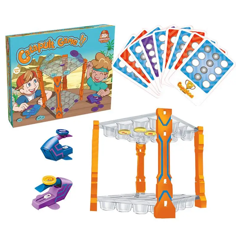 

Launching Toys Competitive Table Game For Multiplayer Disk Launching Tabletop Games For 4-6 Years Kids Board Games For Home