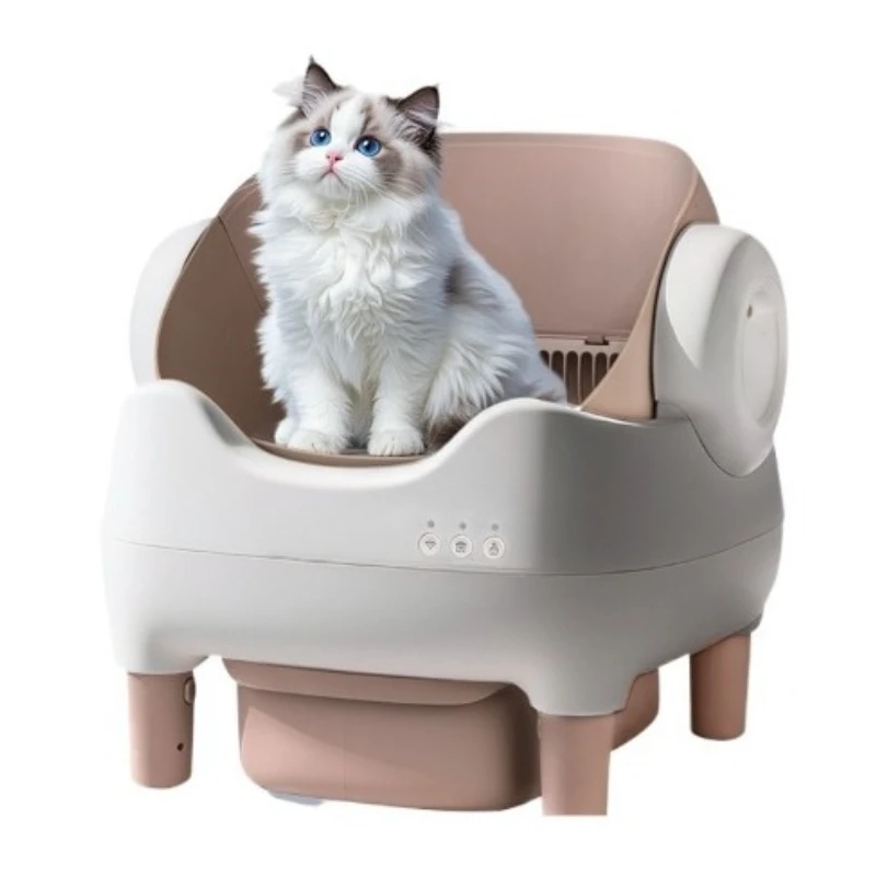 

Open intelligent automatic cat litter box, electric shit shoveling machine