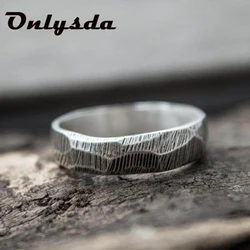 Onlysda Dropshipping Viking Gothic Stainless Steel Geometry Ring Men Wedding Rings Womens Band  Jewelry Gift Anel