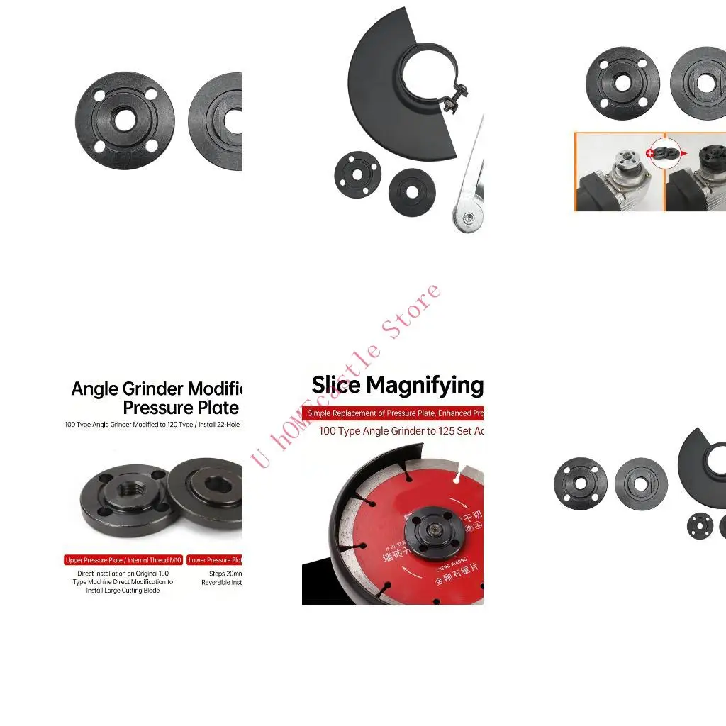63HF Inner Outer Angles Grinder Flange Nut Accessory Bore Cutting Discs Flange Nut Electrical Fitting Part Easy to Install