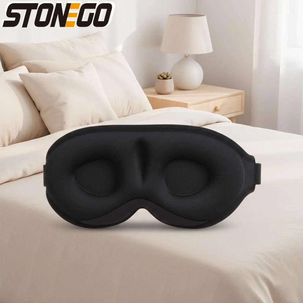 

3D Contour Sleep Eye Mask Soft Comfortable Light Blocking Eye Cover for Travel Nap Meditation Relaxation Blackout Sleep Mask