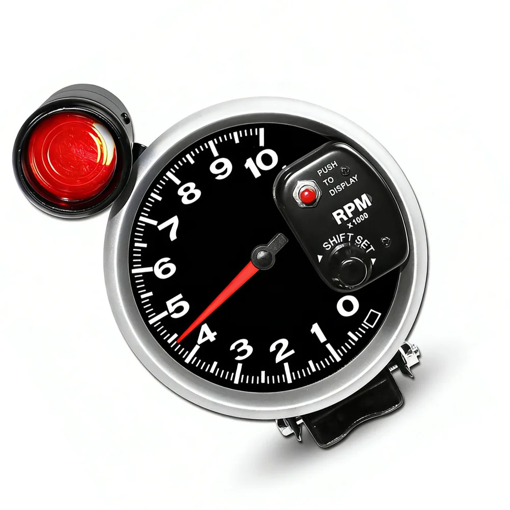 

Long Lasting Automotive Gauge LED Tachometer 10000 RPM Black LED Tachometer Intuitive Layout For Car Modification