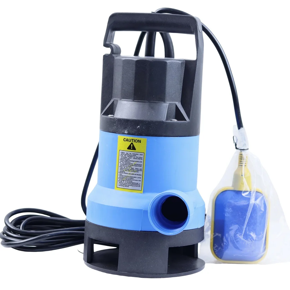 110V/220V Submersible Garden Pump, Automatic Boat Bilge Pump for Seawater, Plastic DC Pump for Pool Irrigation