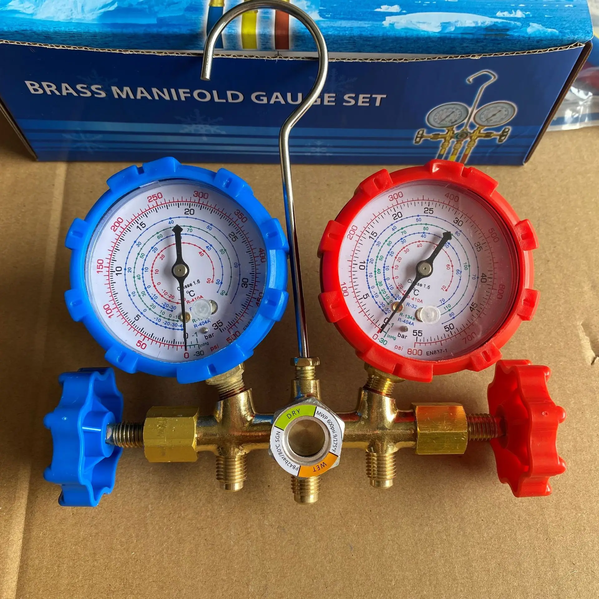 R32 R410A R134A R404A Air conditioning pressure gauge with fluorine gauge snow refrigerant gauge Refrigeration pressure gauge