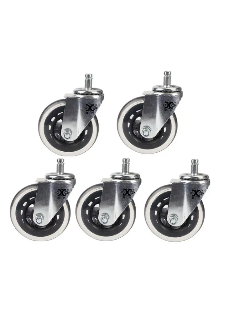 

5 Pcs/Lot 4-inch Pu Iron Line Circlip Galvanized Roller Skating Wheel Entertainment Equipment Scooter Twist