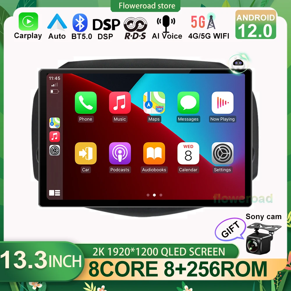 

13inch Android12 For Toyota RAV4 RAV 4 2005-2013 Car Radio Multimedia Video Player Navigation stereo GPS DSP Carplay Auto BT 5.0