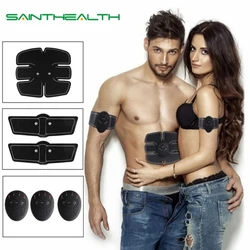 2/4/6/8pcs set hip trainer máquina abdominal estimulador muscular elétrico abs ems treinador corpo emagrecimento massagem sem caixa de varejo