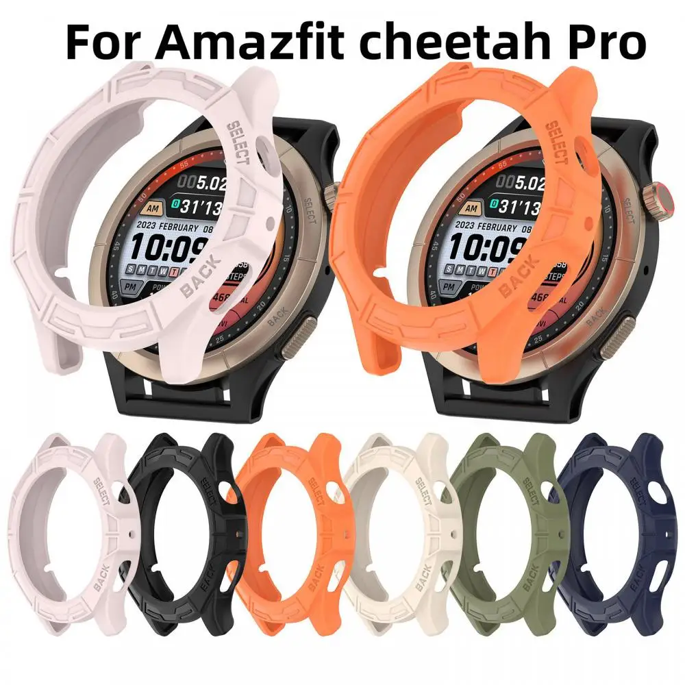 Untuk Amazfit Cheetah Pro Bumper PC keras tanpa pelindung layar bingkai penutup pelindung antigores untuk Amazfit Cheetah Pro