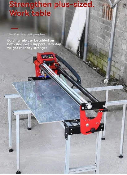 850mm Manual Cutting Stroke Tile Cutting Machine Chamfering Machine for Rock Slab and Floor Tile Water Jet Microlite
