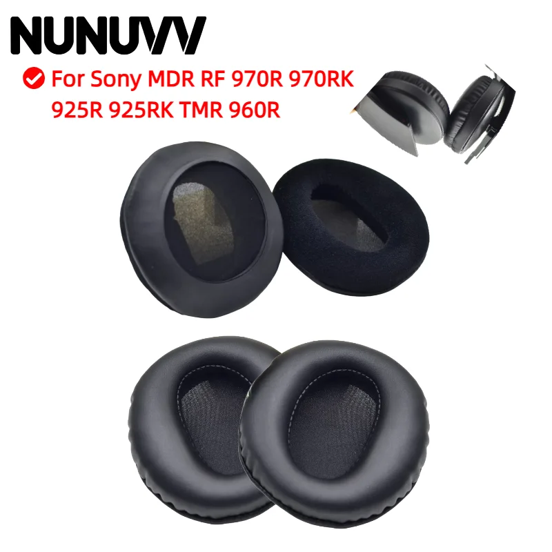 

NUNUVV Replacement Ear Pads For Sony MDR RF 970R 970RK 925R 925RK TMR 960R Headphones Memory Foam Ear Cushions High Quality