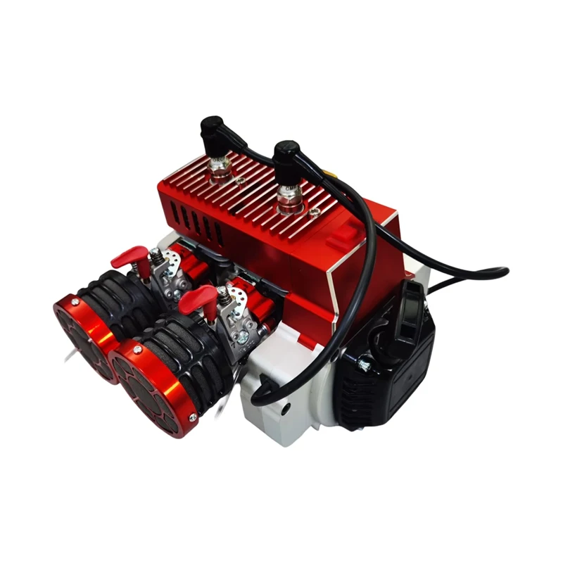 FY SY-4WD 60cc Dual-Cylinder 2-Stroke Gasoline Petrol Engine