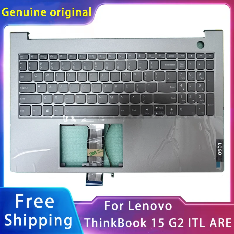 

New For Lenovo ThinkBook 15 G2 ITL ARE Replacemen Laptop Accessories Keyboard With Backlight 5CB1B34951 Silvery Gray