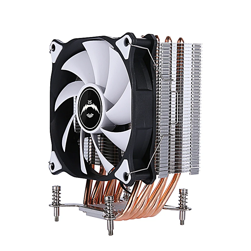 Imagem -06 - Qiuzaim Eficiente Cpu Cooling Fan Cpu Rapid Cooler Instalação Refrigerada a ar 120 mm Heat Pipe Lga2011 X79 X99 2066 e5 e3 2099 X299