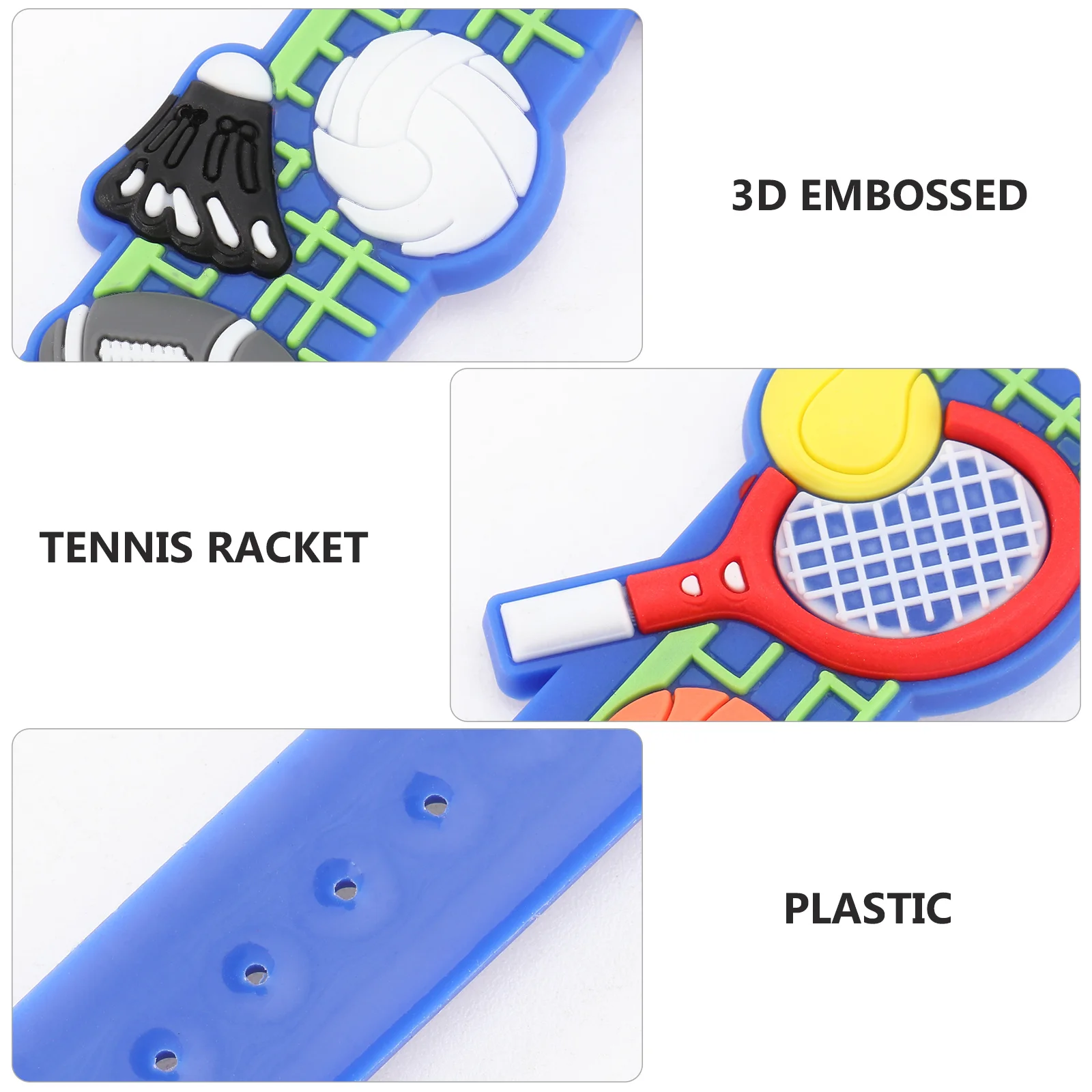 

Кварцевые теннисные часы с 3D мультяшным регулируемым ремешком, удобные спортивные наручные часы на открытом воздухе