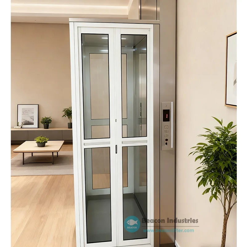 Lift rumah pribadi kecil, lift hunian senyap, lift hidrolik elektrik, lift rumah untuk penyandang disabilitas, lift kecil