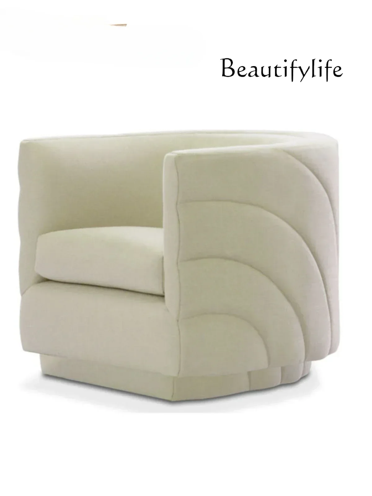 A44 Modern simple living room hotel creative negotiation leisure light luxury Nordic designer single sofa detachable