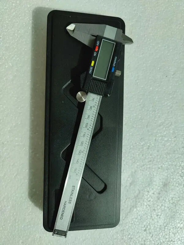 Calibrador Vernier Digital LED, herramienta de medición de 6 ", 150mm, CNC, plástico electrónico