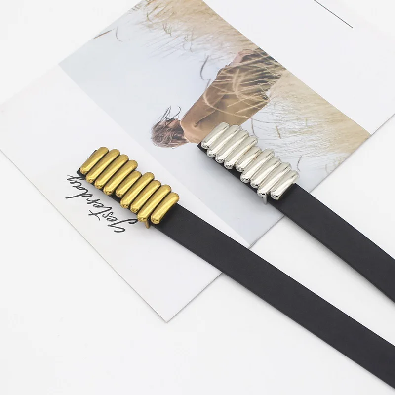 حزام نسائي عصري - لهجة سبائك ذهبية عتيقة، حزام خصر قابل للتعديل لملابس غير رسمية ومكتبية، مثالي للسراويل وفساتين ماكسي #2