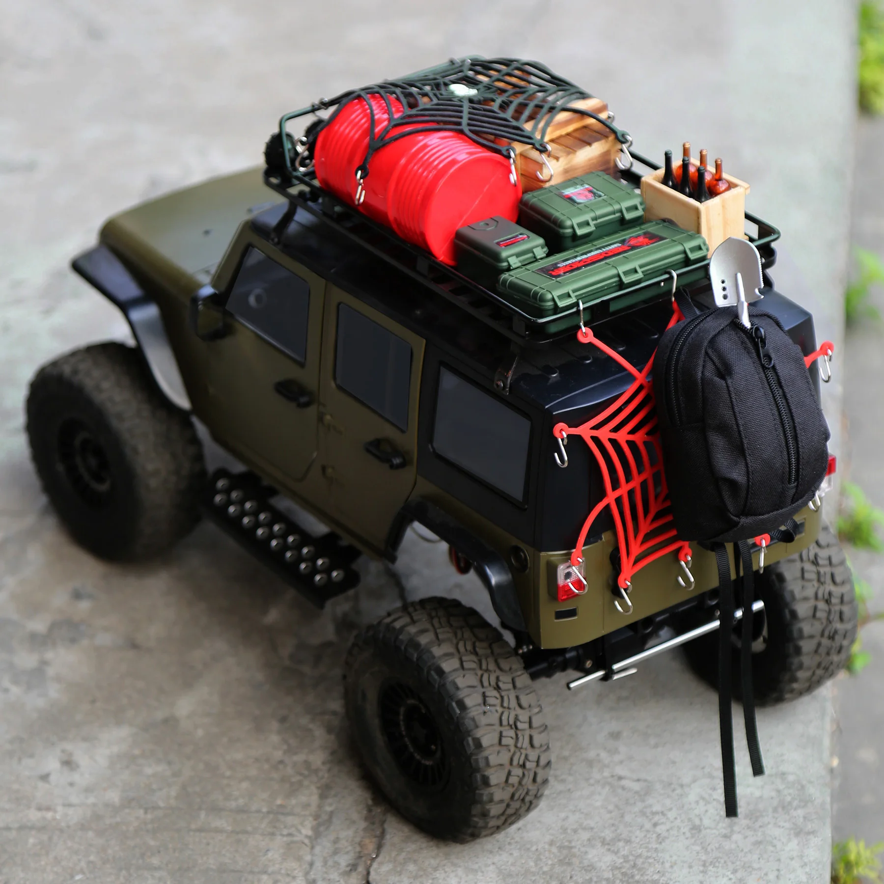 3PCS 1:10 Decor Accessories Plastic Weapon Storage Box for Axial SCX10 TRX4 TRX6 D90 Tamiya CC01 Car Truck Screw Box