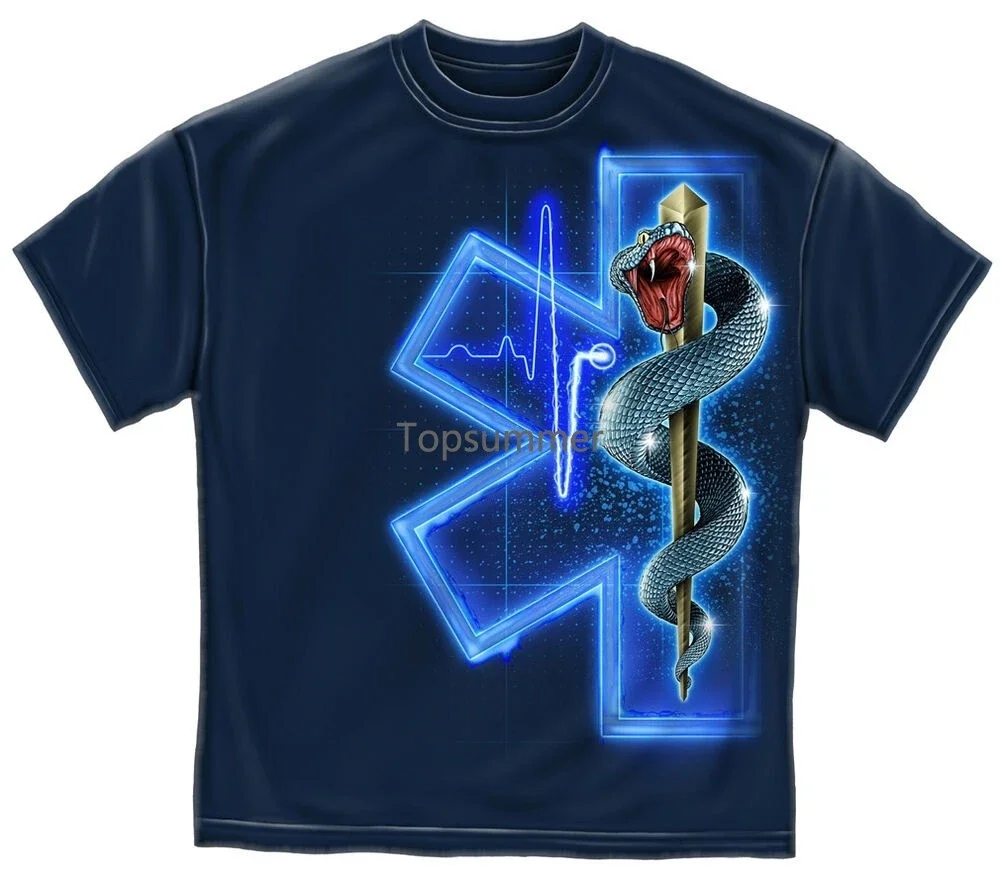 Ems Full Print Paramedic Emt Ambulance Medical Medic Mens T Tee Shirt S-3Xl