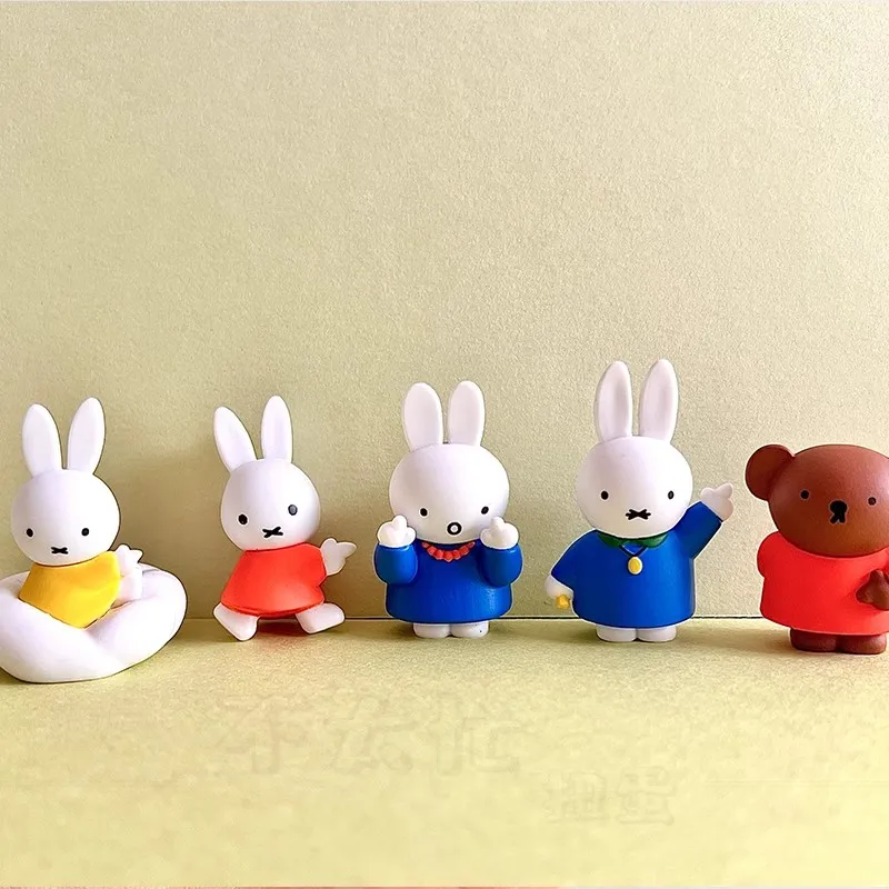 Bandai Original Gashapon Miffy POINT AT! Brinquedos para crianças presente enfeites de modelo colecionável