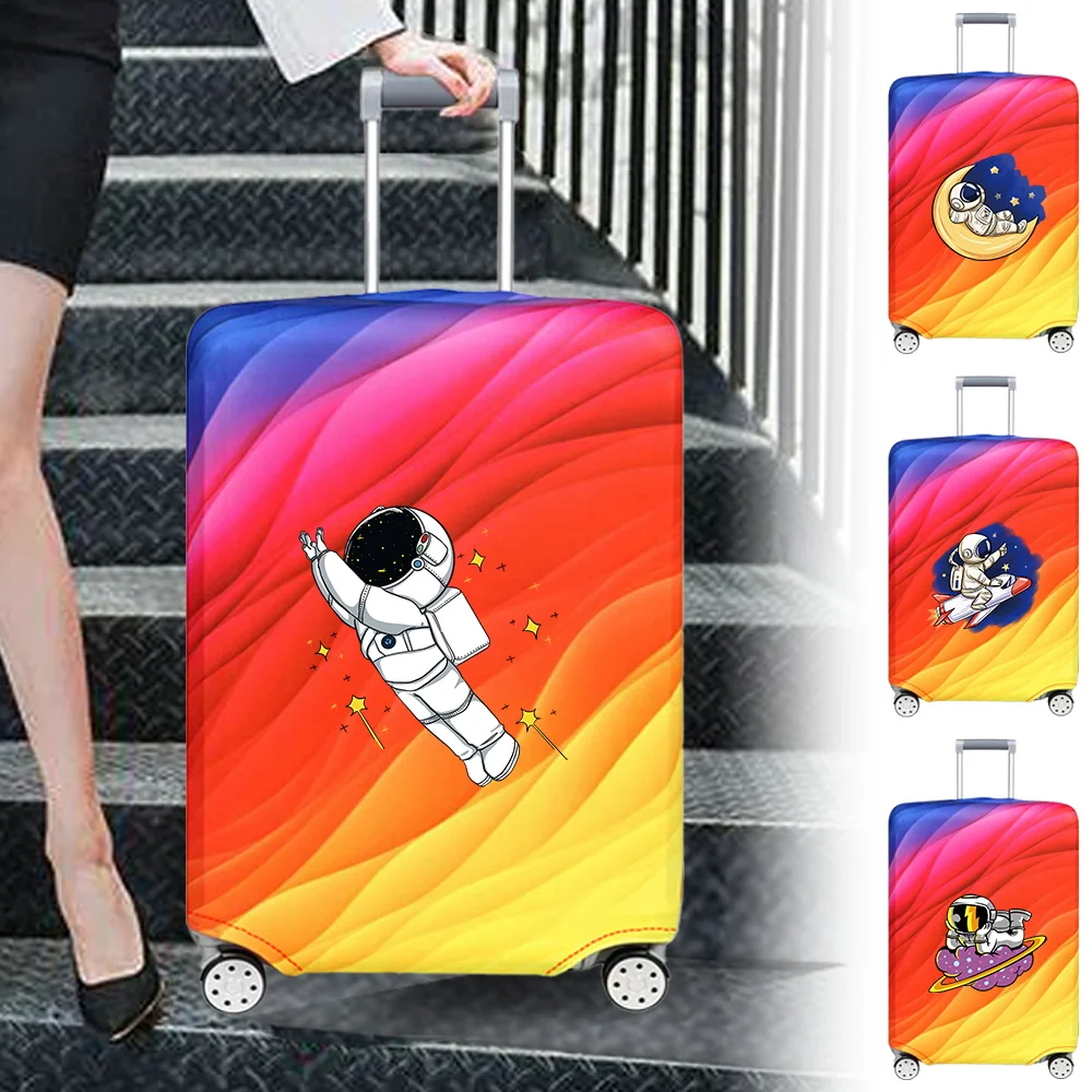 New Luggage Cover Protective Case Astronaut Series 18-32inch Trolley Box Suitable Portable Travel Accessories Washable