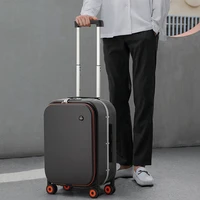 Mixi New Innovative Design Suitcase Carry On Hardside Rolling Luggage PC Spinner Wheels Trolley Case Aluminum Frame 3