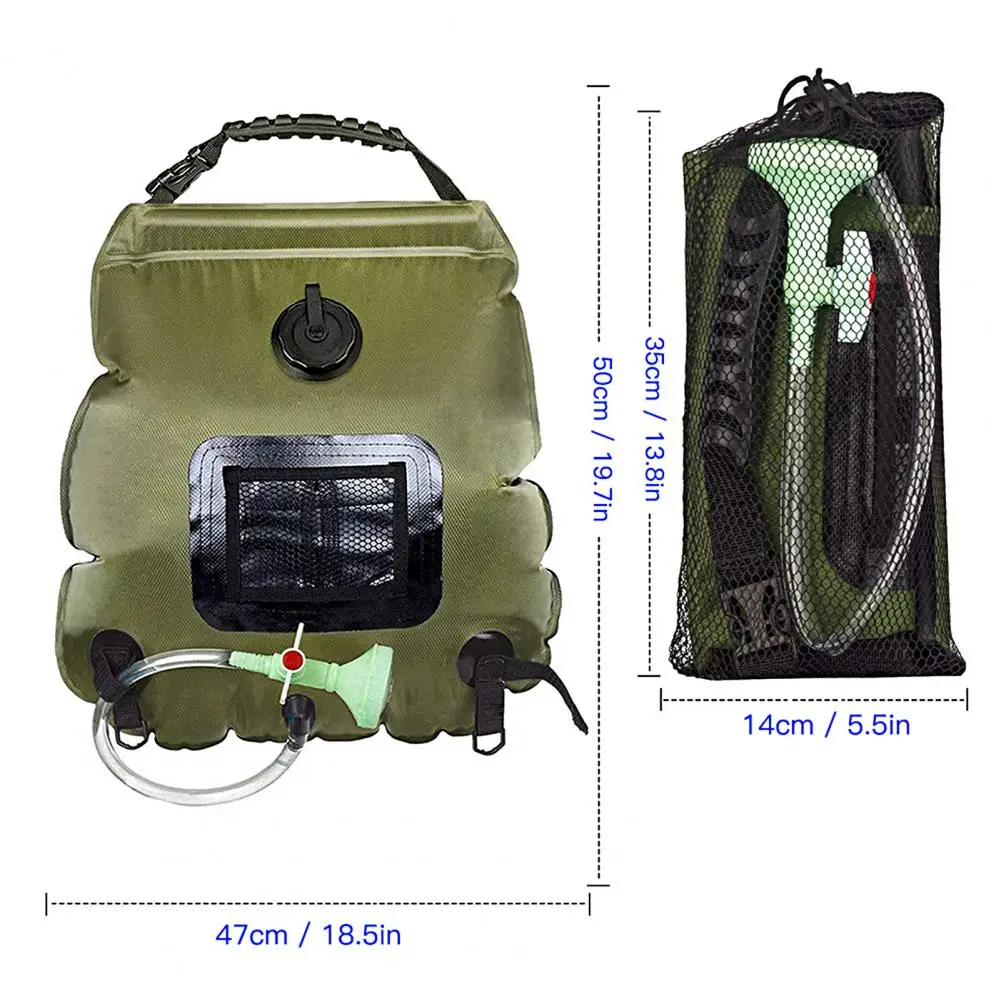 Portable Camping Shower Bag for Camp Shower 20L Solar Shower Shower Bag for Outdoor Camping Traveling