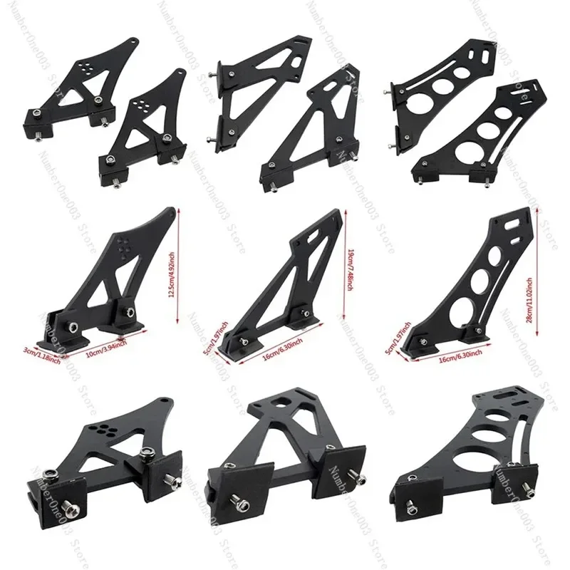 Car Spoiler Aluminum Alloy Bracket Universal GT Foot Mount for Sedan and Hatchback