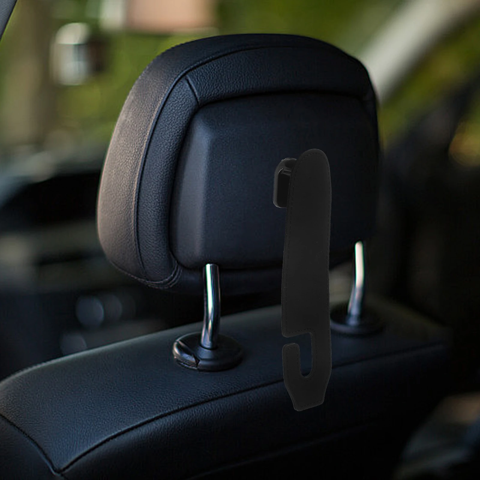 

2pcs Seat Headrest Hooks For Cars Heavy Duty Car Storage Hooks Durable Organizer For Handbags Coats Umbrellas Hats Purse Holder