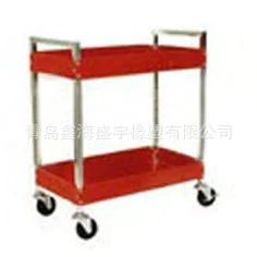 A large supply of various types of service trolleys