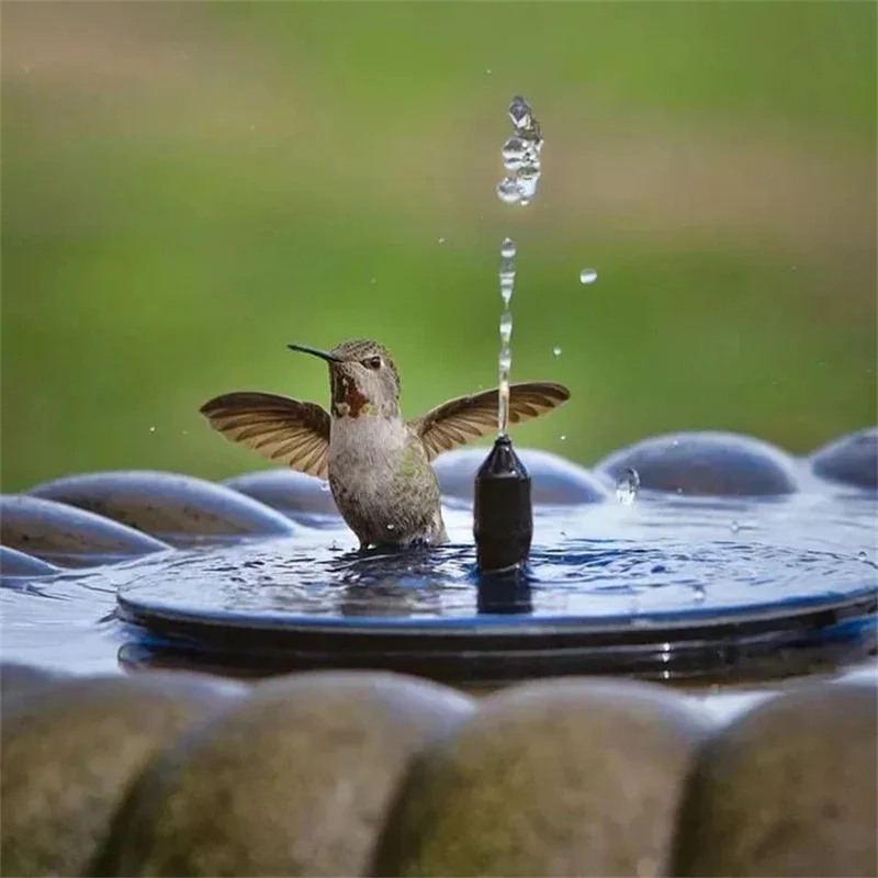 

Solar Fountain Pump Floating Solar Panel Bird Baths Water Fountain with 4 Nozzles For Garden Outdoor Water Pool Pond Decor