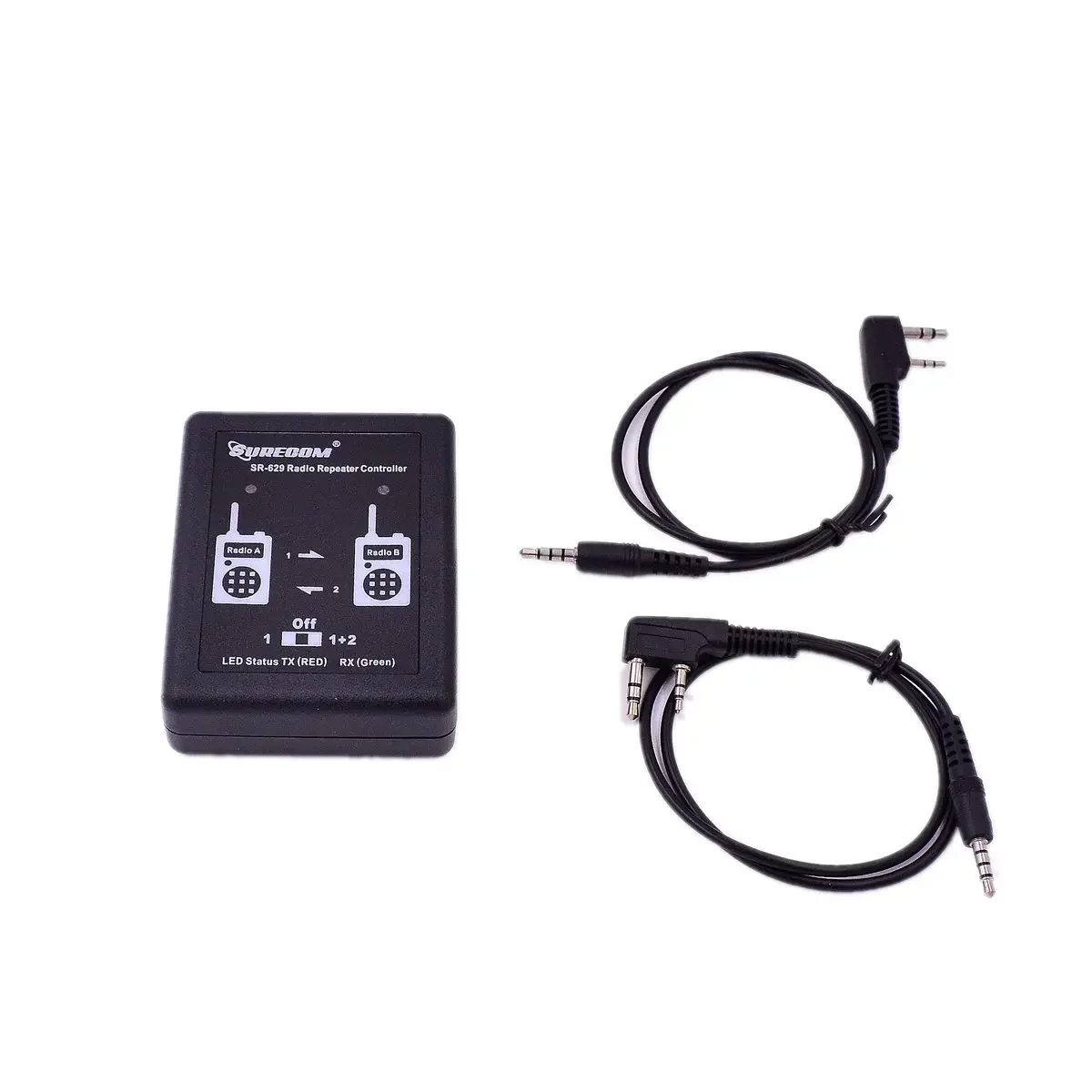 Surecom SR629 Repeater Controller & 2 Cable for TYT Kenwood Baofeng ICom Motorola Two Way Radio Relay Box Accessory