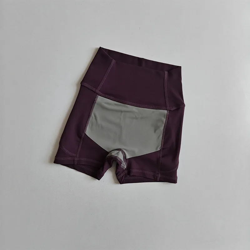 Nude High-waisted Peach Three-quarter Pants for Women's Tight-fitting Quick-drying Fitness Training Pilates Yoga Shorts Summer