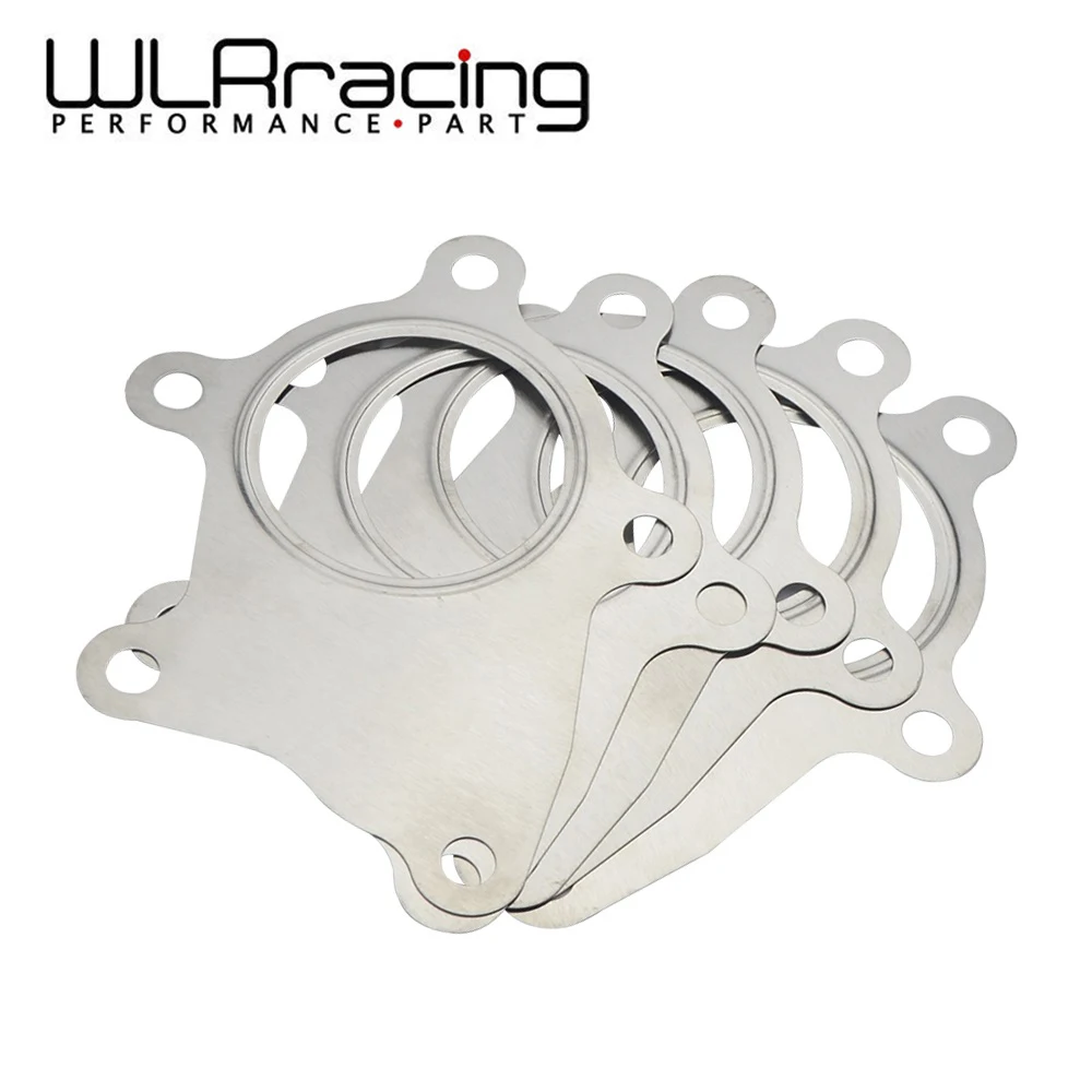WLR RACING - قطعة واحدة T3/T4 حشية التفريغ التوربينية من الفولاذ المقاوم للصدأ 304 حشية التفريغ A/R.63 WLR4804 #1
