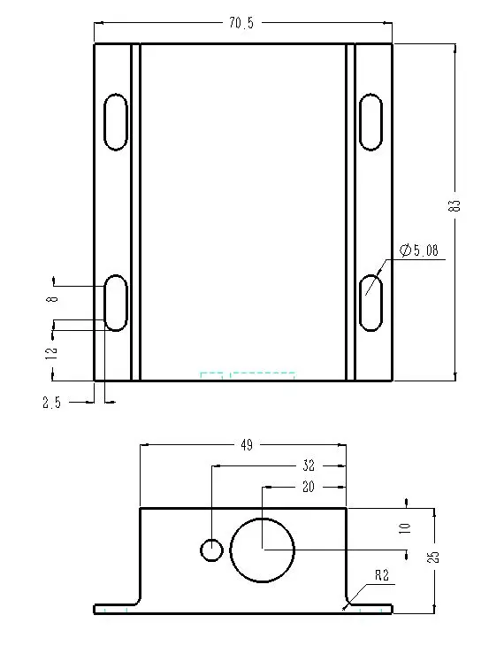 5PCS Up To 100M Indoors Laser Ranging Sensor Industrial Module High Precision Analog Quantity Output Serial Port Analog Range