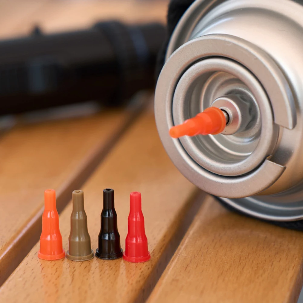 10 قطعة محول فوهة البيوتان تحويل خزان الكاسيت إلى خزان قابل للنفخ موصل فوهة الغاز لملء مسدس رش أخف #2