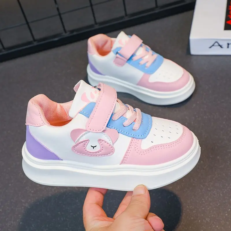 Kids Sneakers 2026 Spring Autumn New Soft Sole Durable Casual Sports School Shoes for Girls Lightweight Comfortable