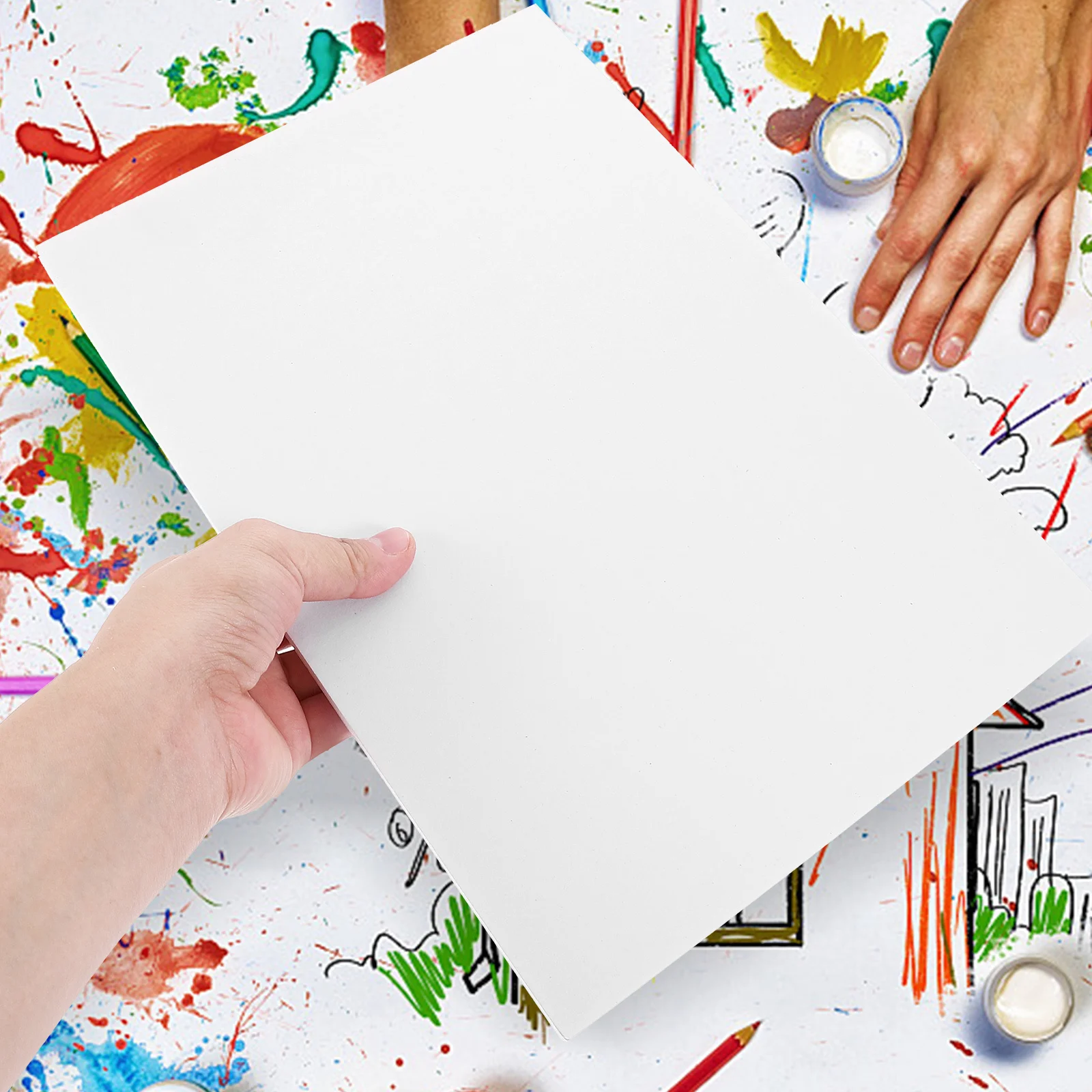 

10pcs Blank White Foam Core Board Large Thick Sheets For Diy Crafts Project Board Art Painting Making Craft Handmade Decoration