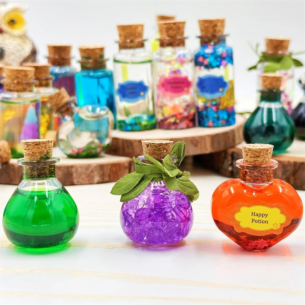 22 butelki Fairy Magic Potions Kit Kids Magical dla dziewczynek DIY Ręcznie robione zabawki Zabawki dla dziewczynki Christma HalloweenKitchen play