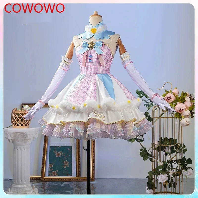 COWOWO Aikatsu! Serie Hoshimiya Ichigo Shining Declara Cosplay Kostuum Cos Game Anime Party Uniform Halloween Speel Rol Kleding