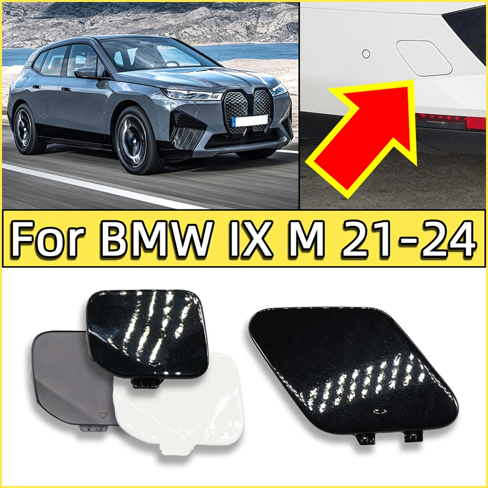 

Bumper Towing Hook Cover For BMW IX M-Sport 2021 2022 2023 2024 Hauling Cap Trim Shell 51115A3AE01 51125A2F3B7 Painted