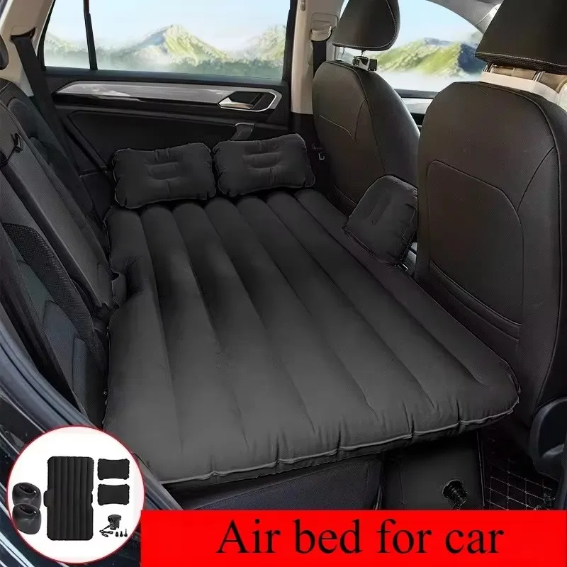 Car inflatable bed car supplies rear sleeping mattress car SUV car backseat sleeping mat travel air mattress bed