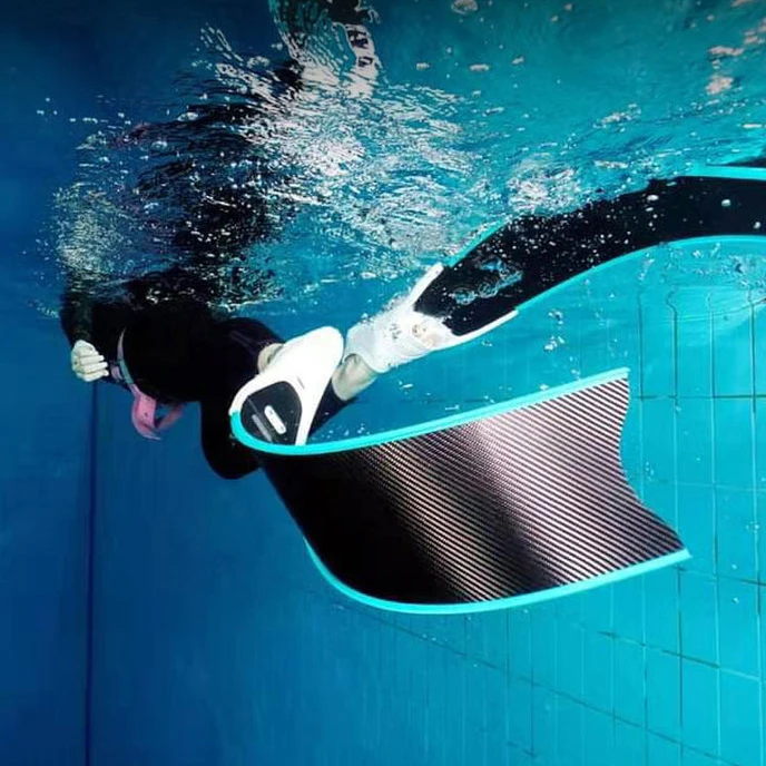 Pulse Modular Freediving Fin Carbon Fiber Long Blade Freediving Foot Bag TPU Durable Replacement Professional Diving Fins