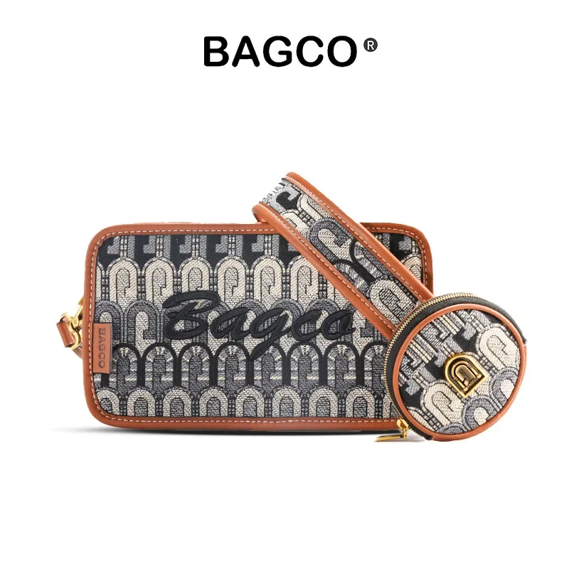 

BAGCO | G Jacquard Fabric Camera Clutches Shoulder Bag